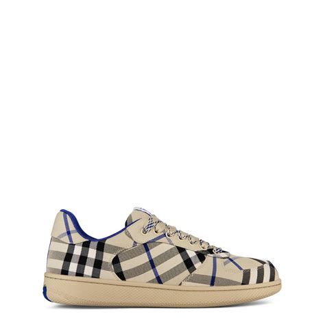 sneaker burberry alte uomo|Check Terrace Sneakers in Lichen .